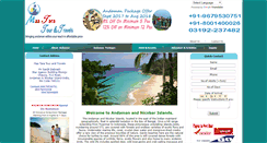 Desktop Screenshot of andamantoursandtravels.com
